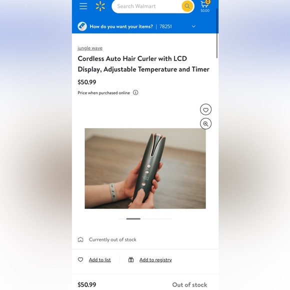 Cordless Hair Curler - Beautiful Curls - Picture 5 of 6